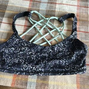 Black and purple lululemon sports bra size XS women’s